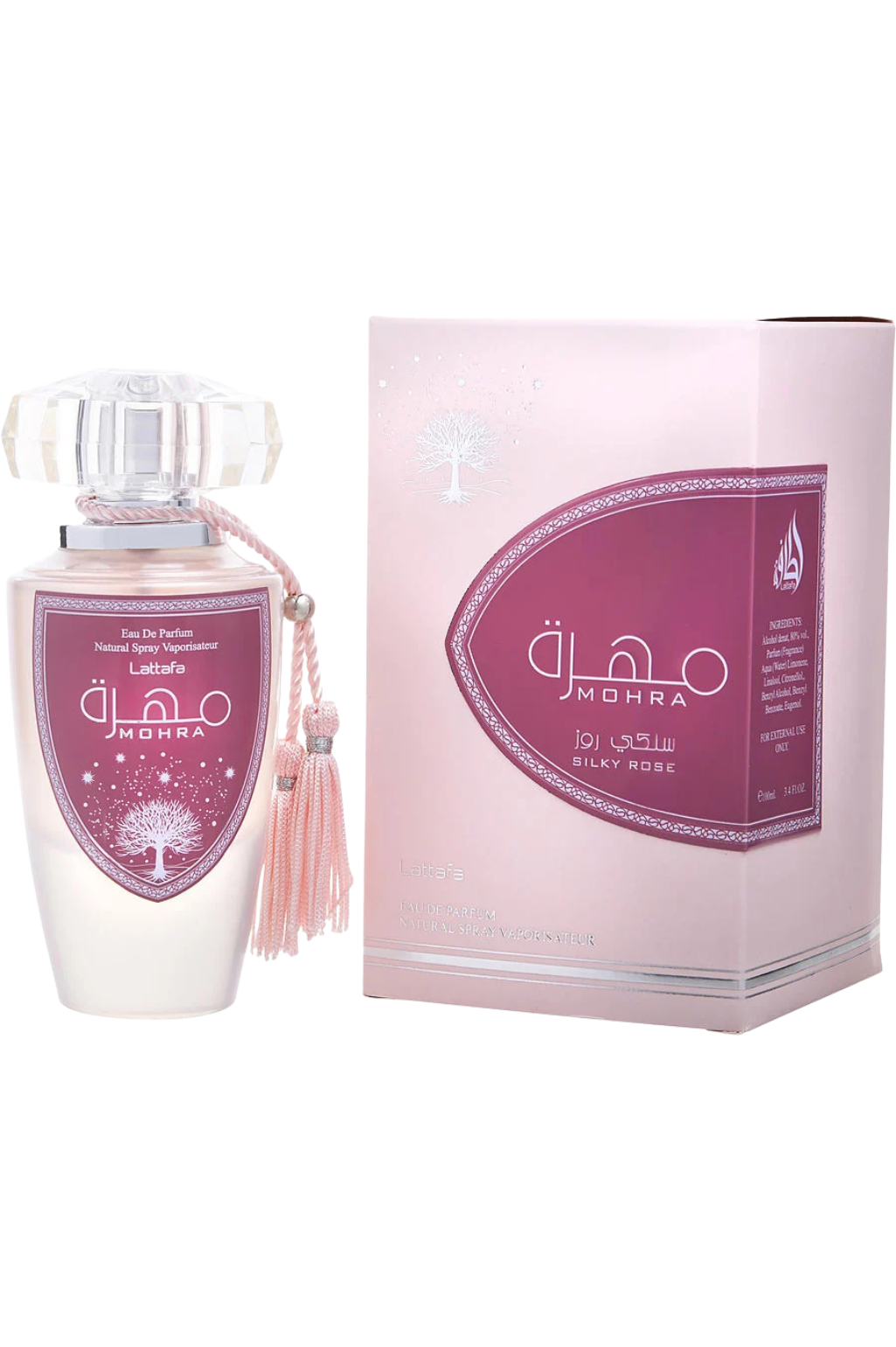 Lattafa Mohra Silky Rose 3.4 Edp L
